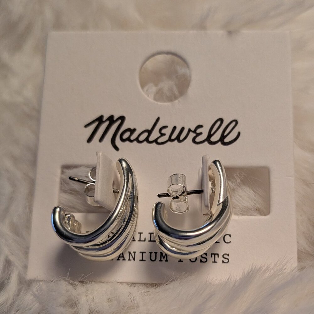 Madewell Wraparound Statement Stud Earrings